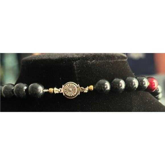 Vintage Lot of 5 Neutral Toned Beaded Statement‎ Necklaces - Picture 11 of 11